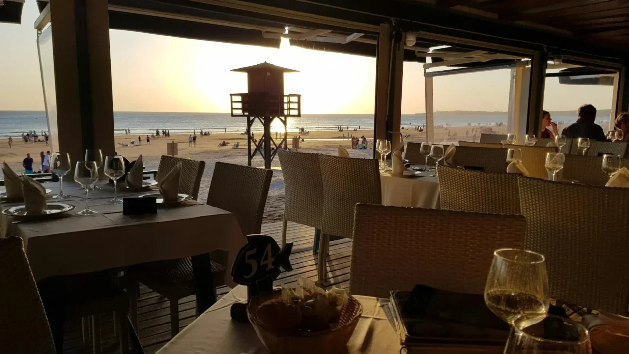 Beach Restaurant Sunset Dinner