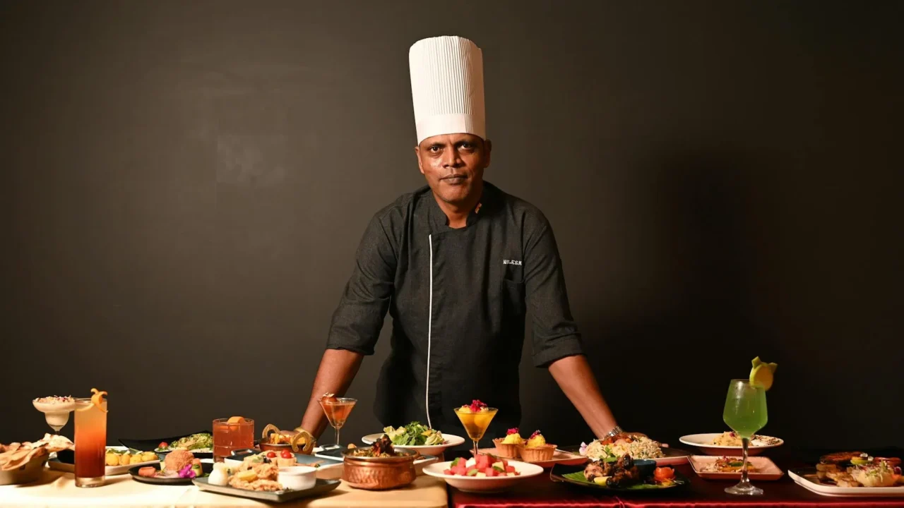 Cafe Interior Dining Table Chef Cooking