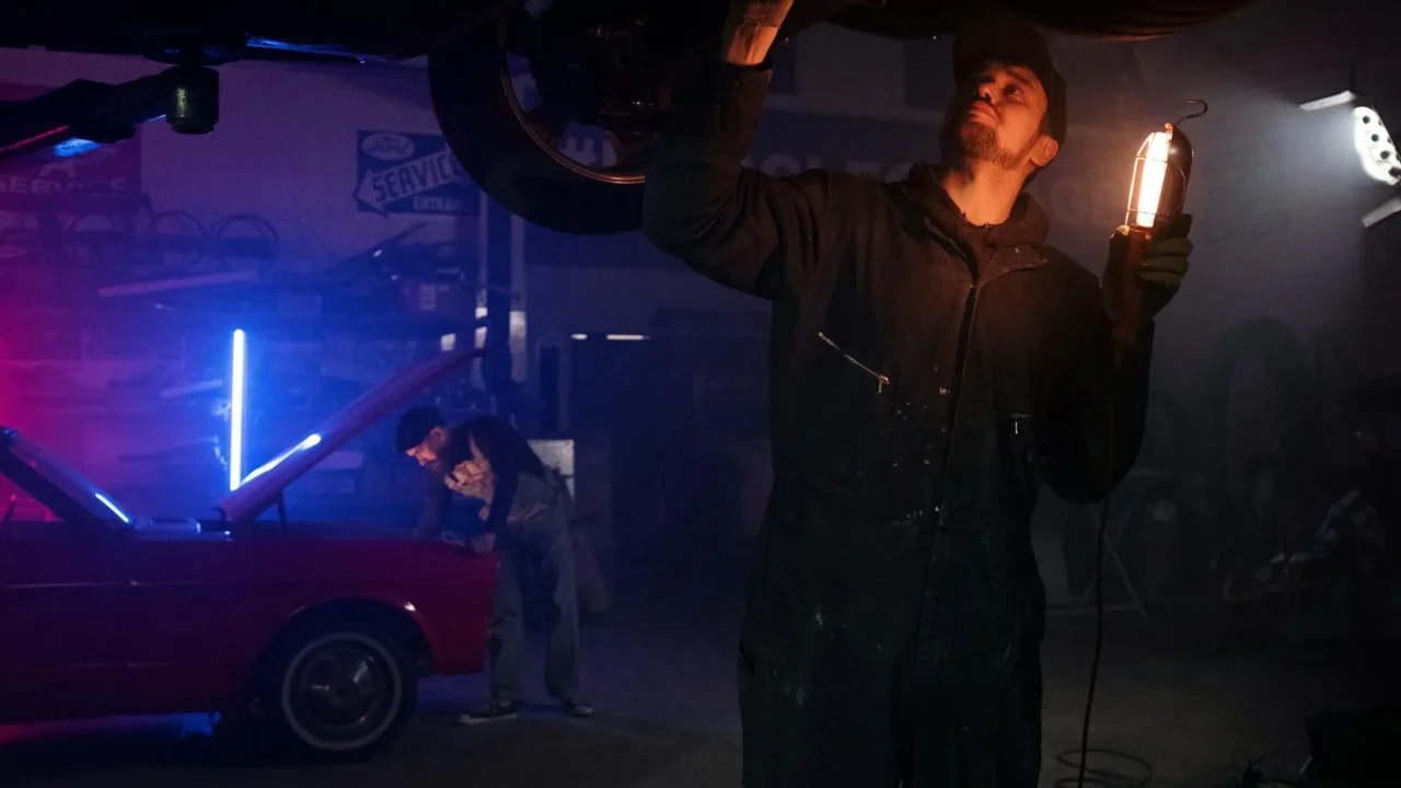 Car Breakdown Mechanic Night Road