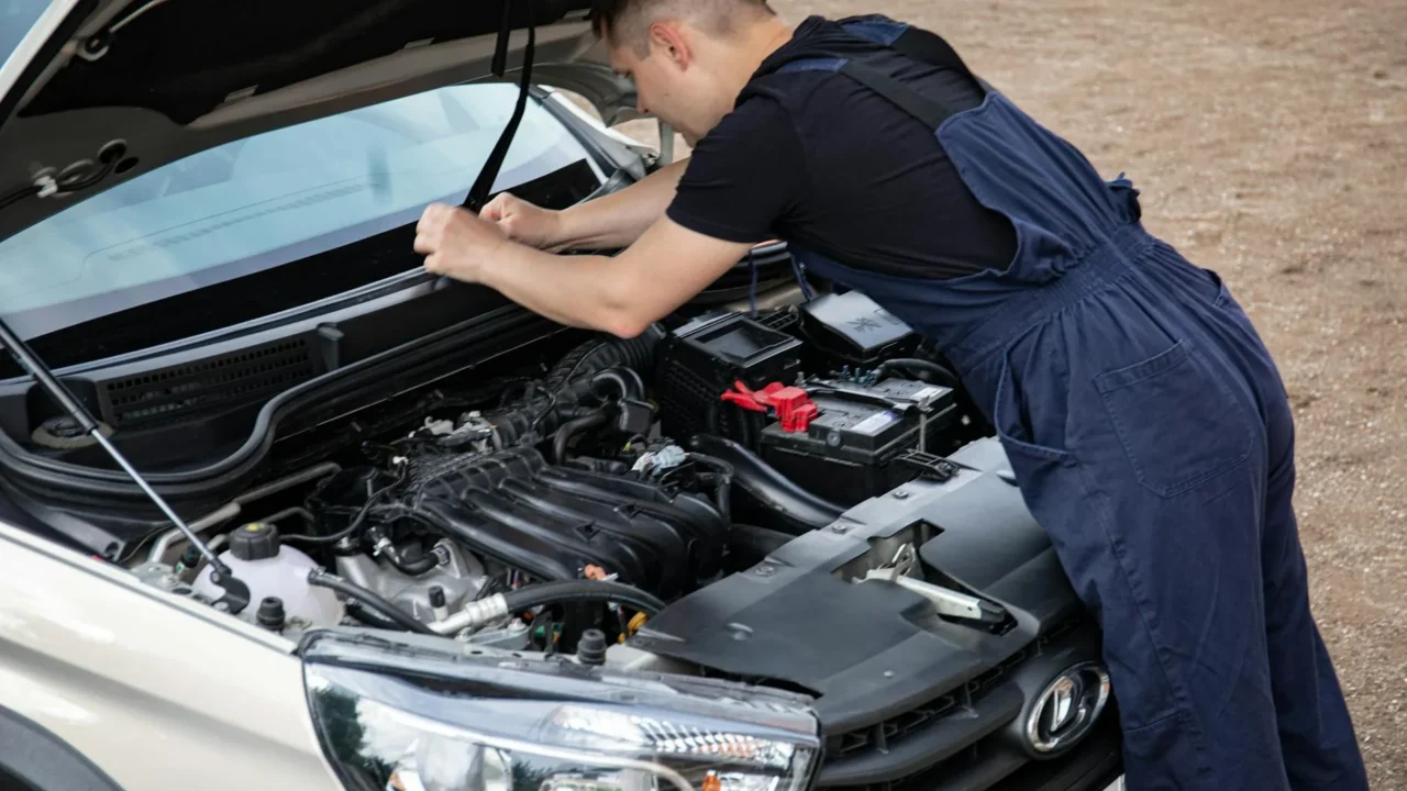 Car Engine Oil Change