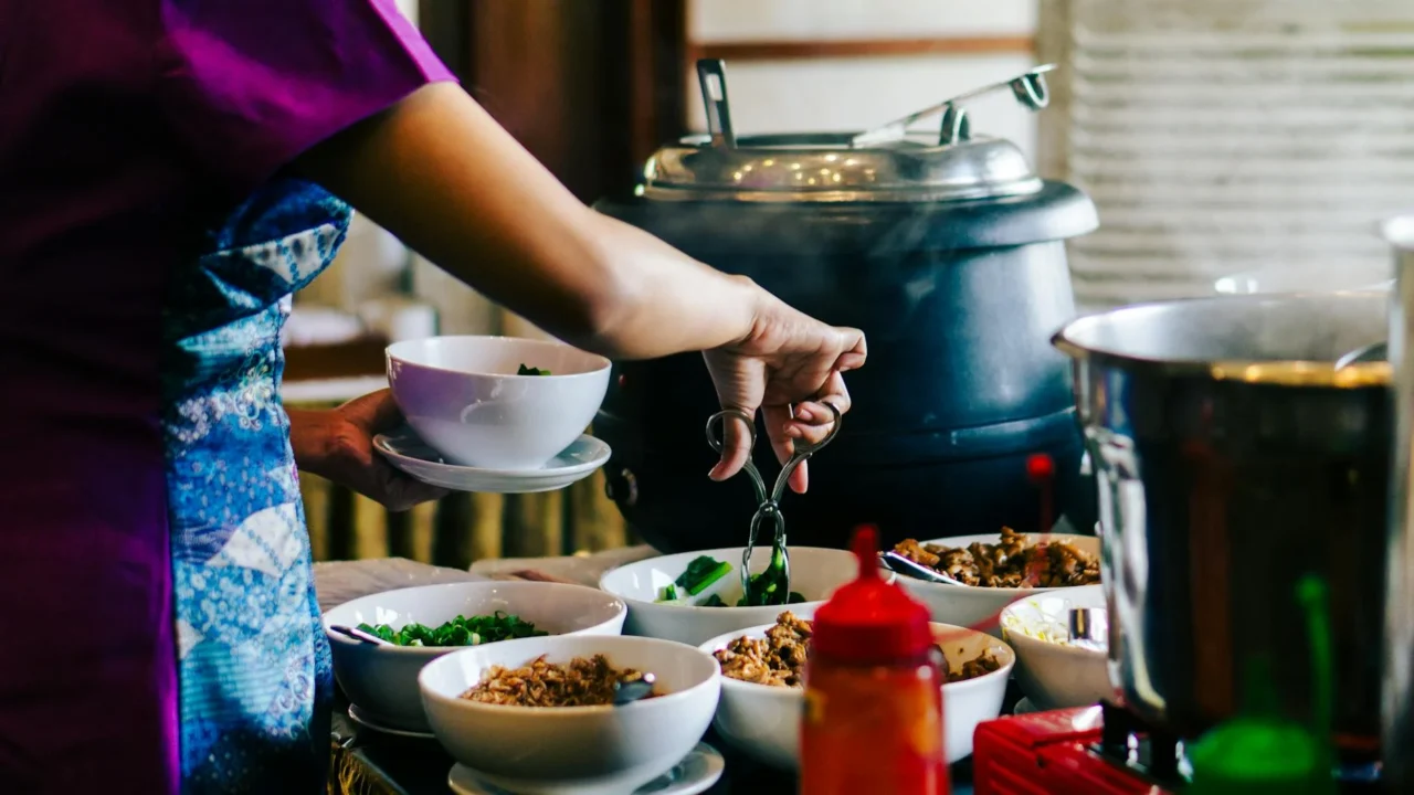 Indonesian Food Traditional Restaurant