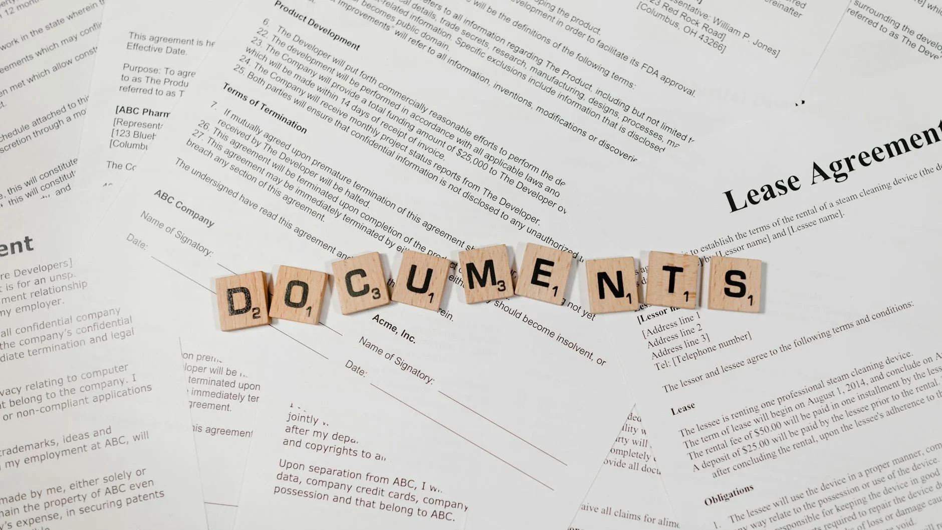 Legal Documents Policy