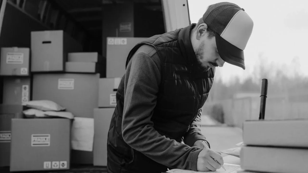 Paperwork Delivery Truck