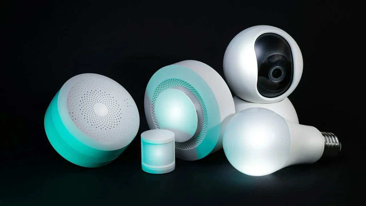 Smart Home Devices Futuristic House